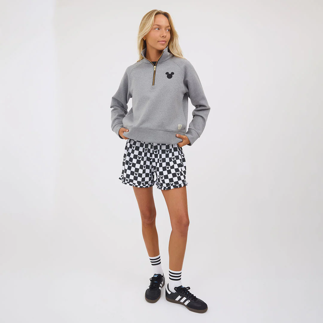 Disney Mickey Oxford Zip-Up, Heather Grey - Image 7