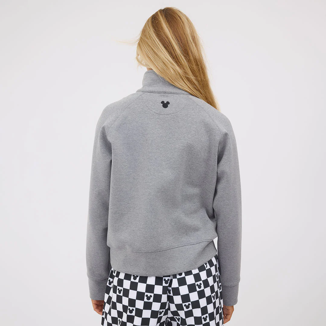 Disney Mickey Oxford Zip-Up, Heather Grey - Image 9