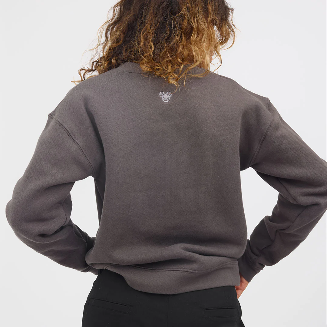 Disney Minnie Boo Crew Sweatshirt, Charcoal - Image 6