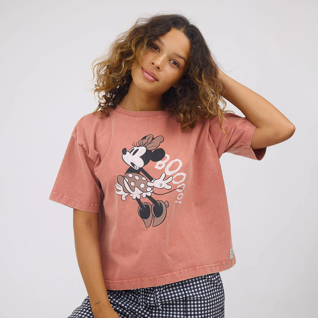 Disney Minnie Boo Oversized Tee, Orange - Image 4