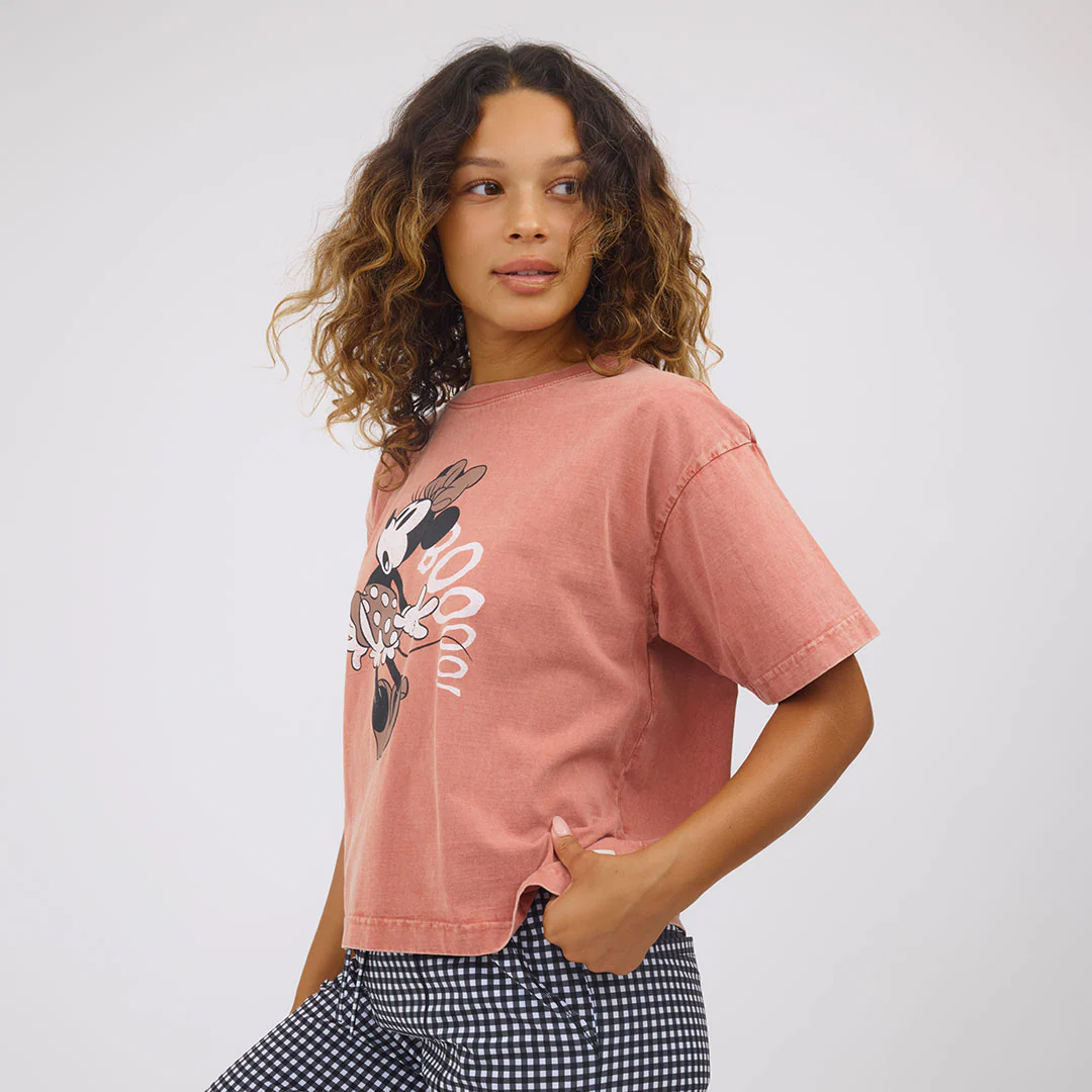 Disney Minnie Boo Oversized Tee, Orange - Image 7