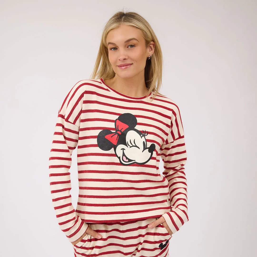 Disney Minnie Mouse Candy Cane Sweater - Image 6