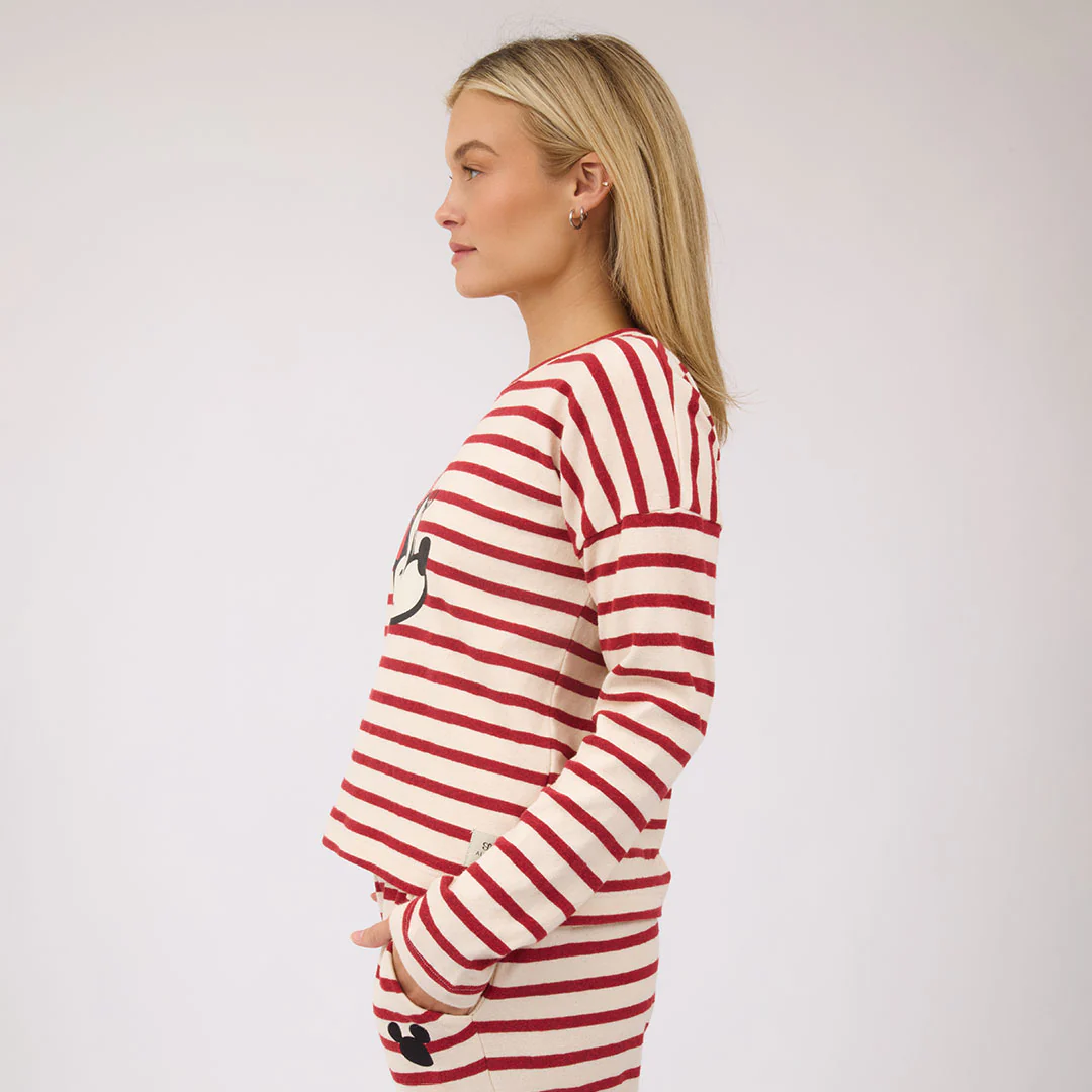 Disney Minnie Mouse Candy Cane Sweater - Image 7