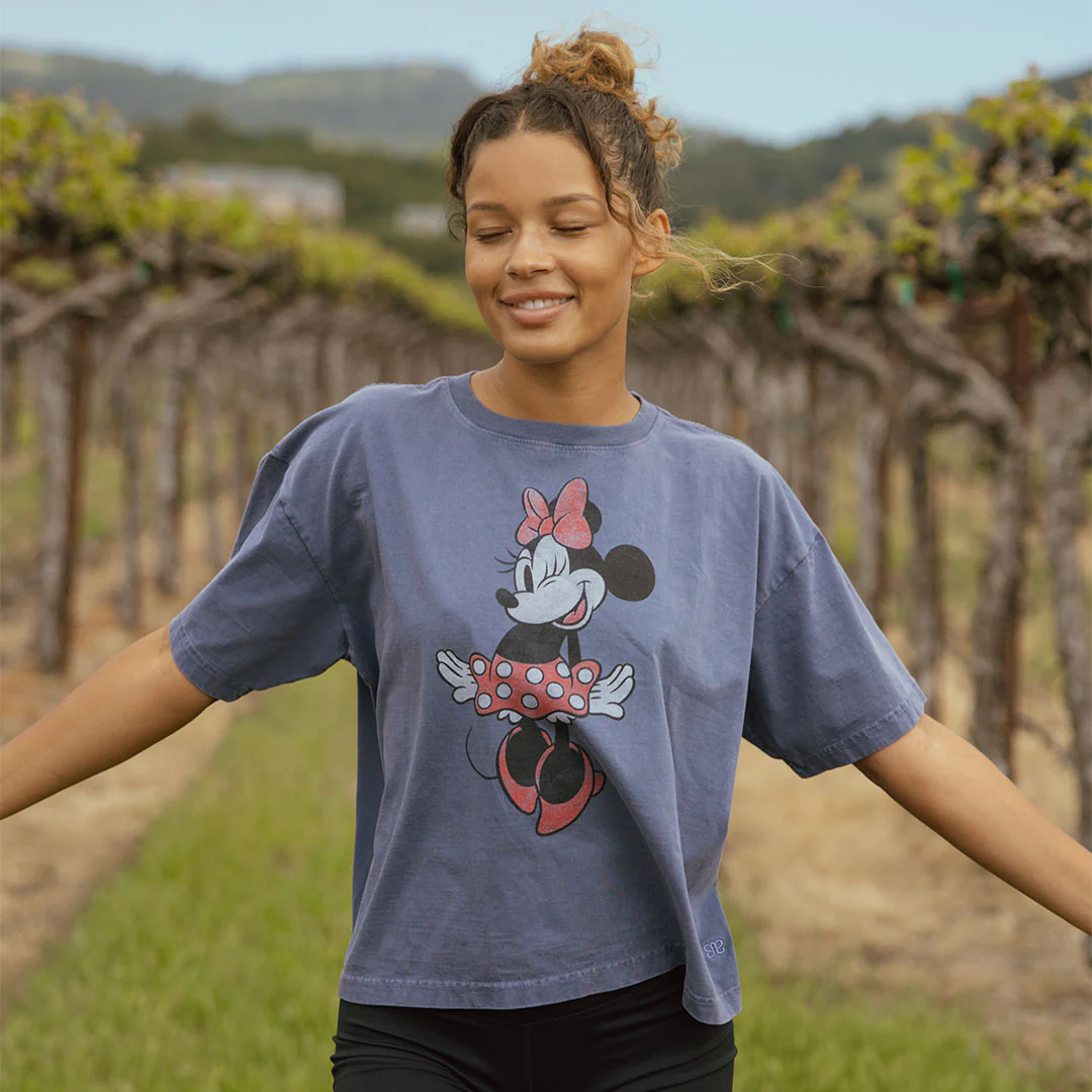 Disney Minnie Oversized Tee, Blue - Image 5