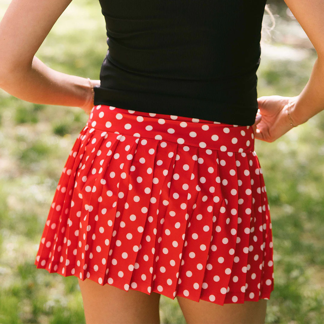 Disney Tennis Skirt, Red Dot - Image 6
