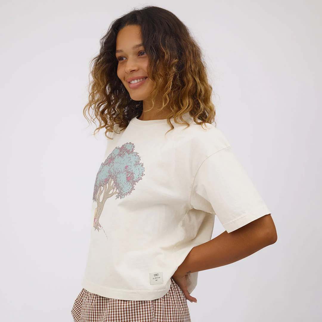 Disney Winnie the Pooh & Tree Oversized Tee, Natural - Image 6
