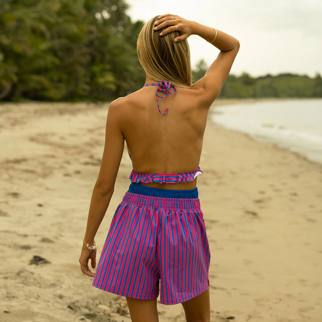 Double Boxer Shorts, Berry Stripe - Image 5