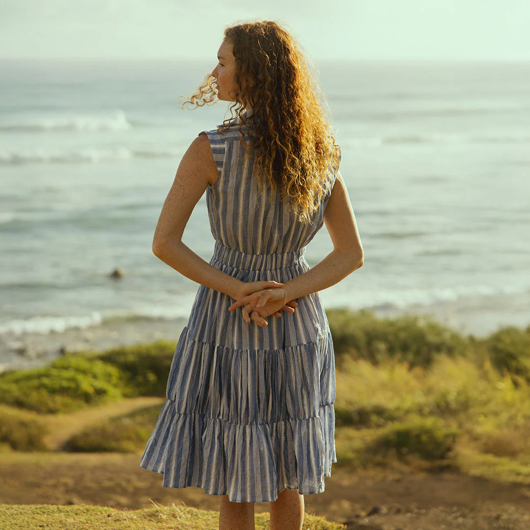 Eden Dress, Blue - Image 3