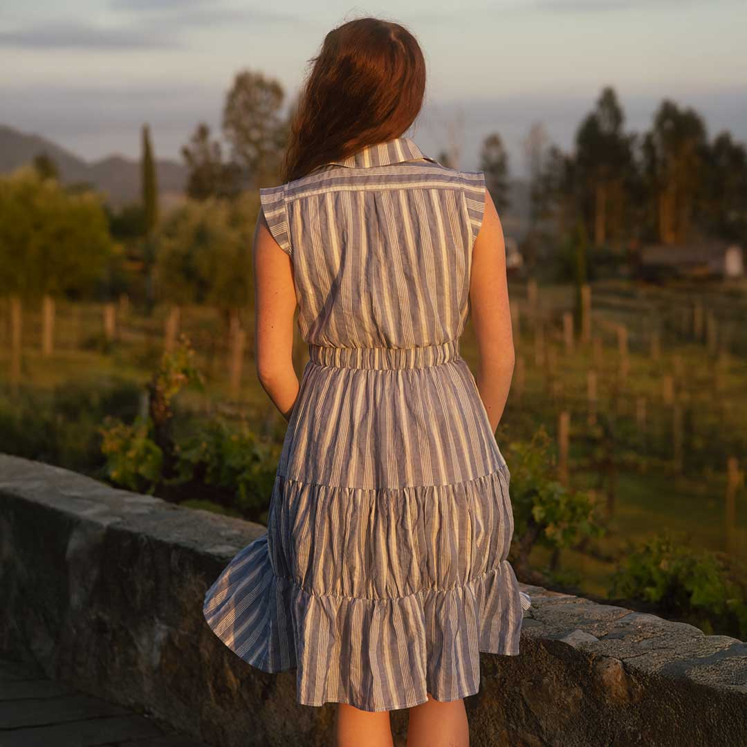 Eden Dress, Blue - Image 6