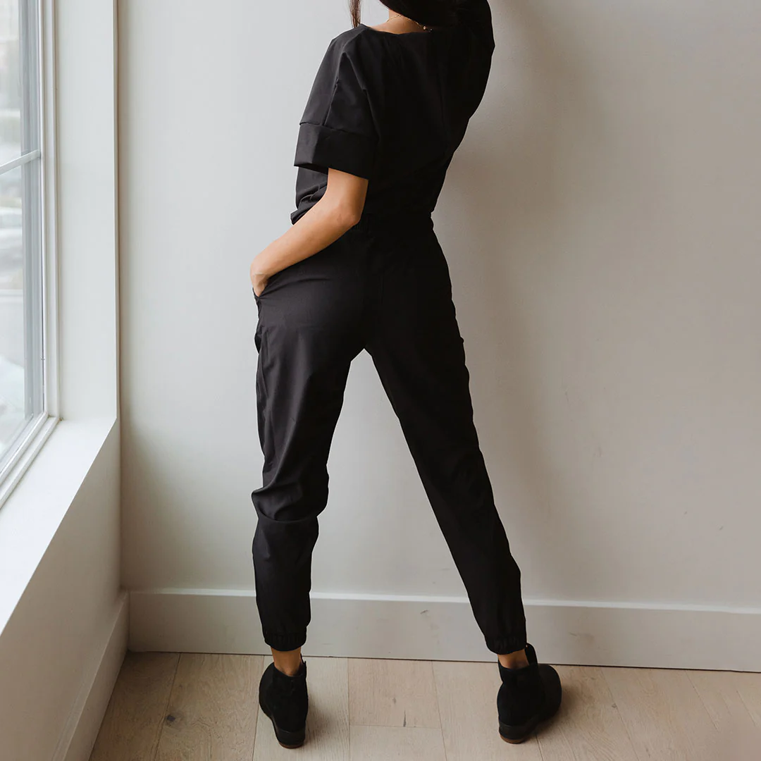 Everyday Jumpsuit, Black - Image 4