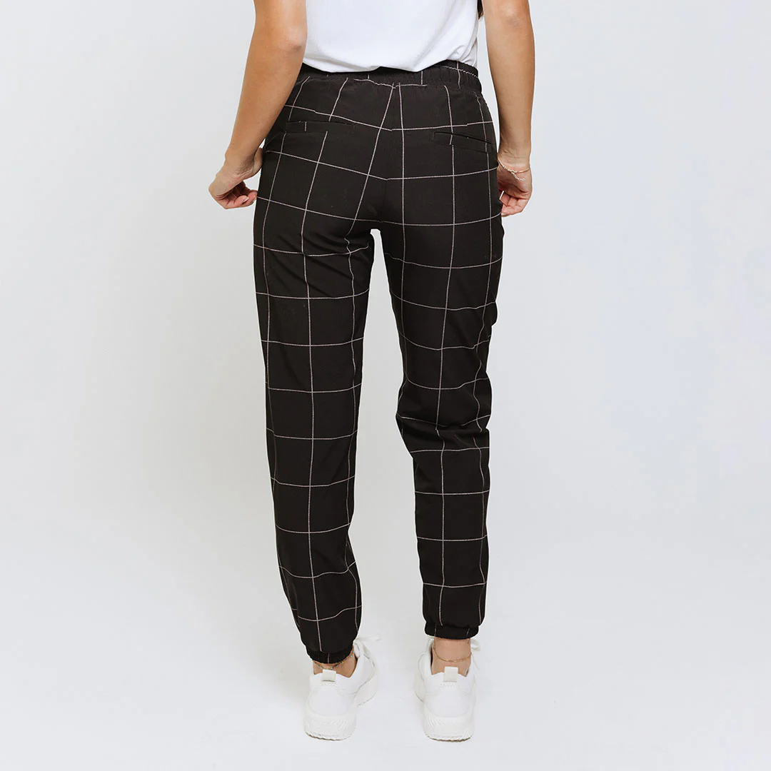 Everywhere Joggers, Black Windowpane - Image 5