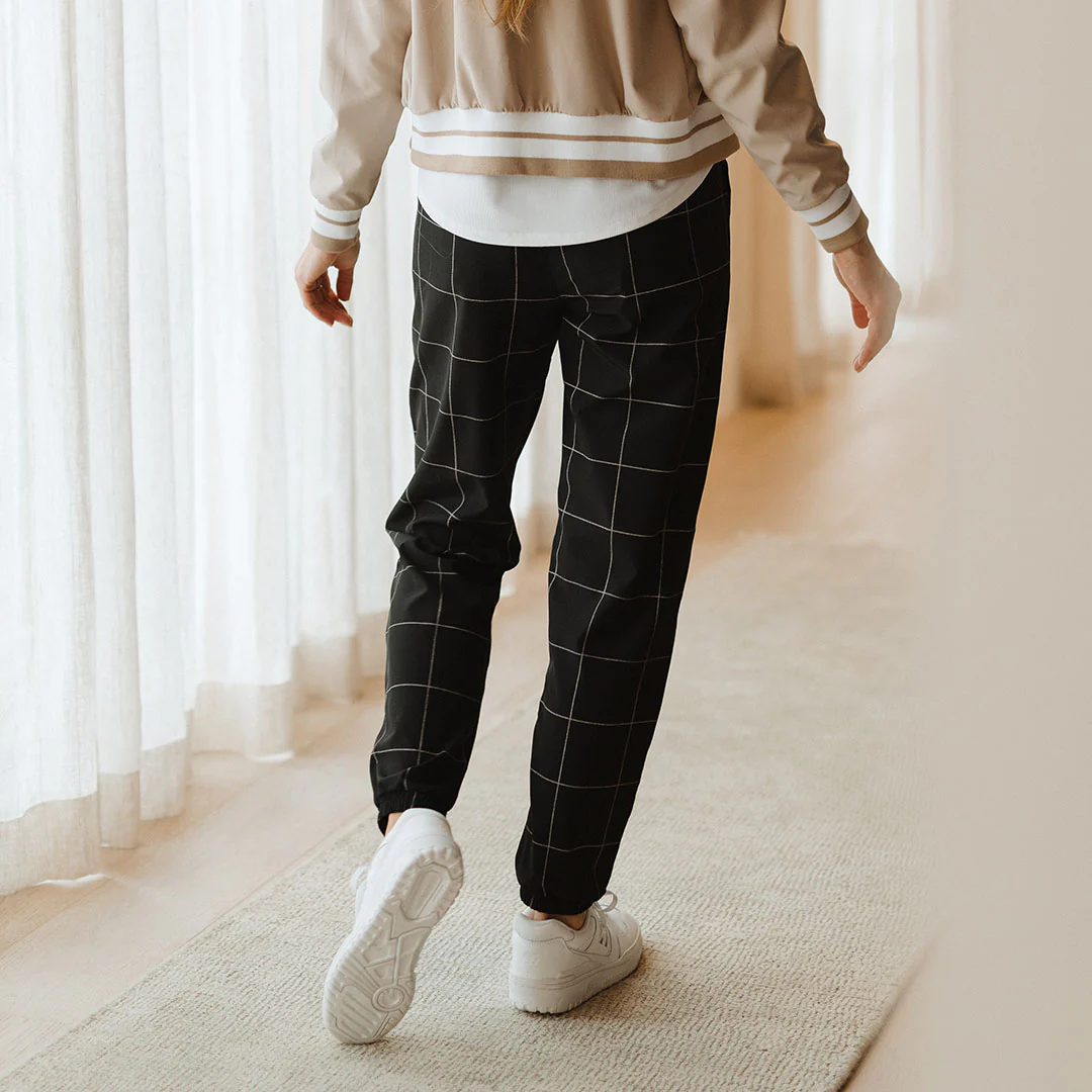 Everywhere Joggers, Black Windowpane - Image 7