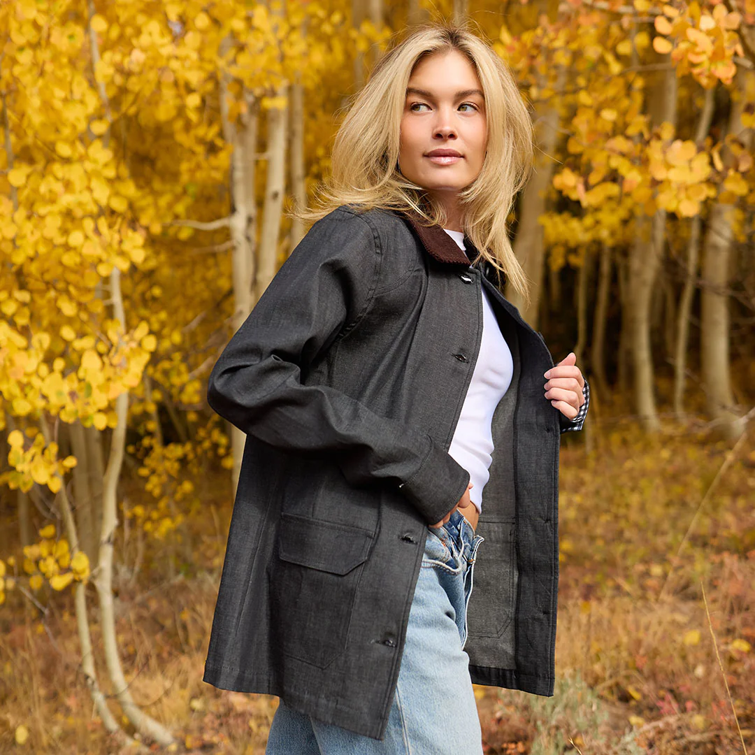 Fisherman Jacket, Dark Denim - Image 4