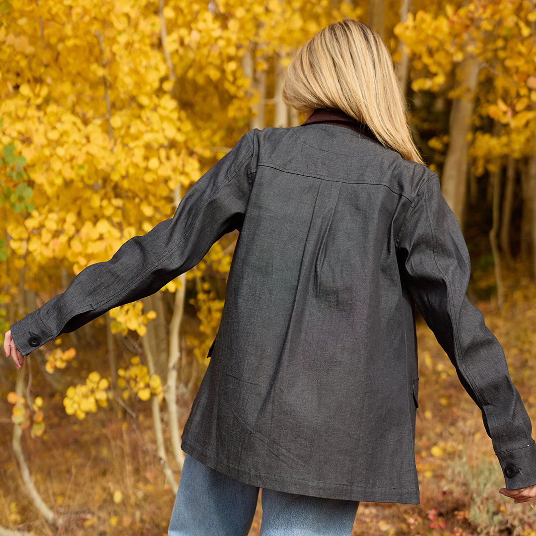 Fisherman Jacket, Dark Denim - Image 5