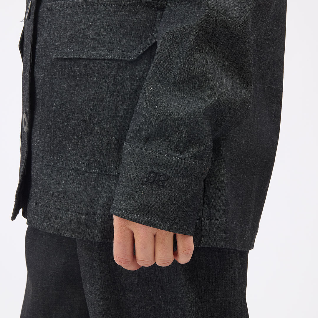 Fisherman Jacket, Dark Denim - Image 9