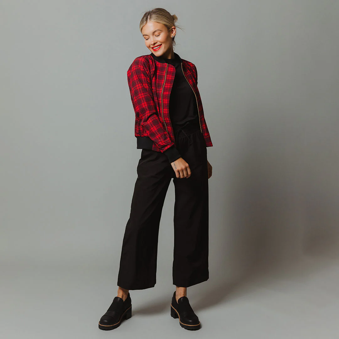 Frasier Plaid Bomber Jacket - Image 8