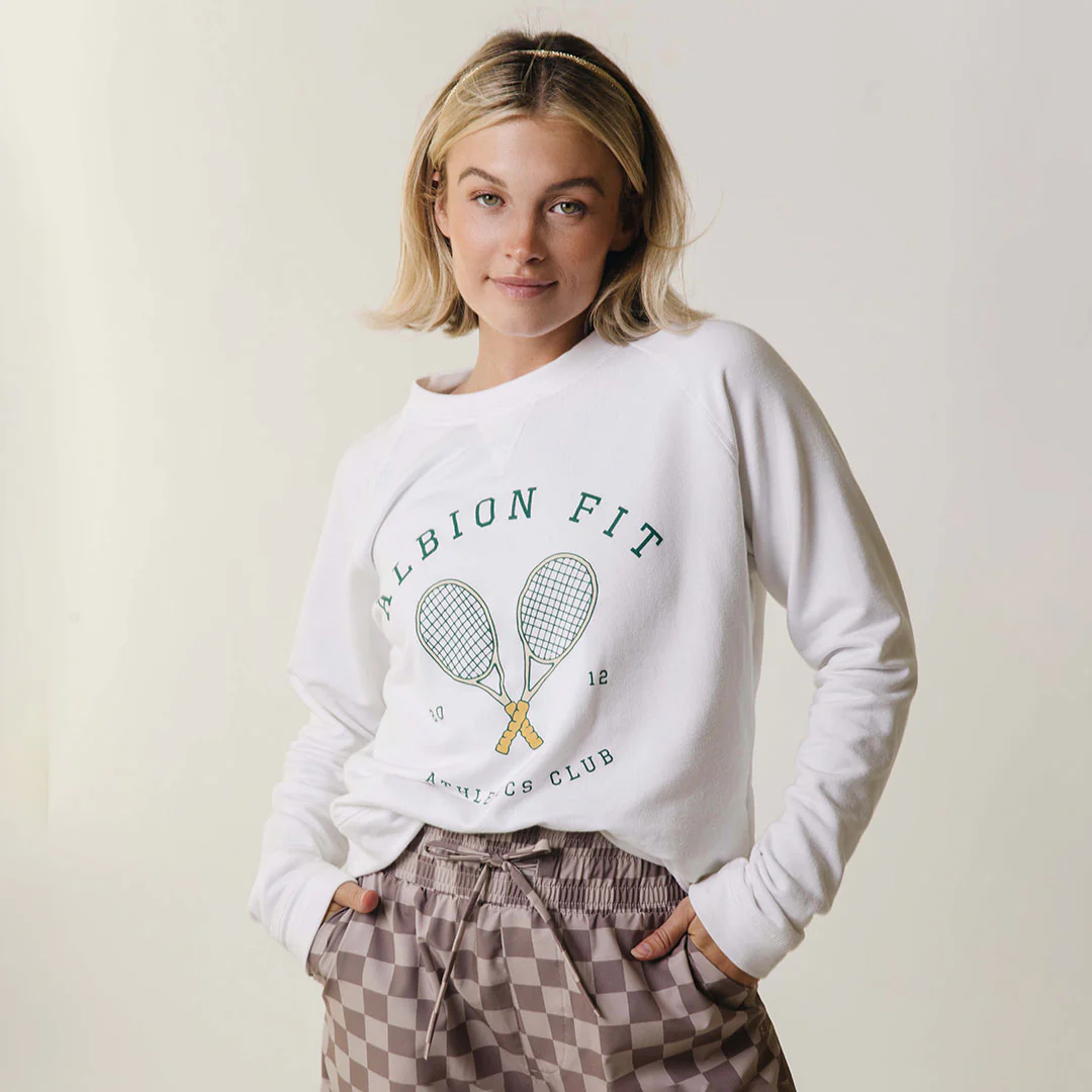 Go To Crew, White Tennis Graphic - Image 6