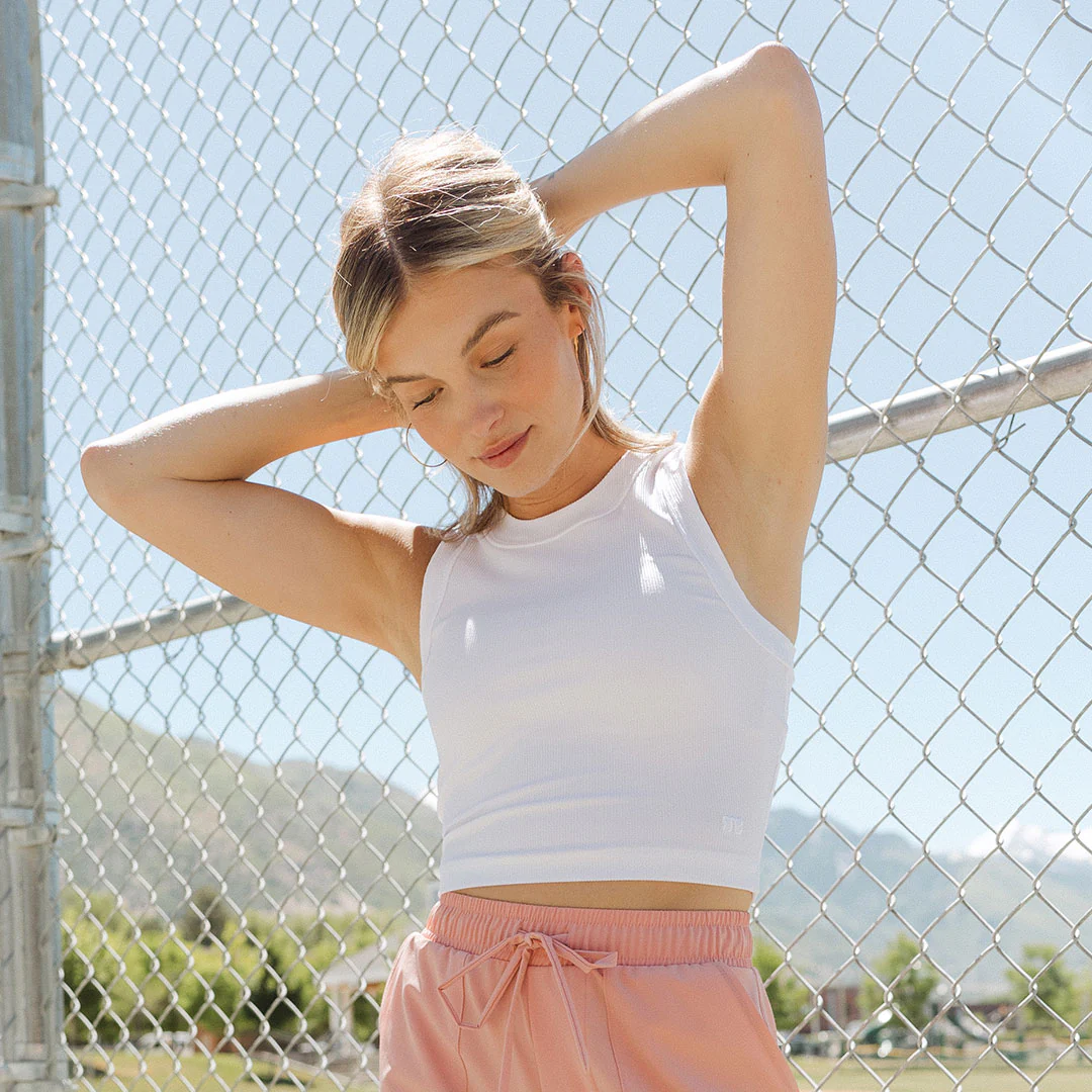 High Neck Tank, White - Image 6