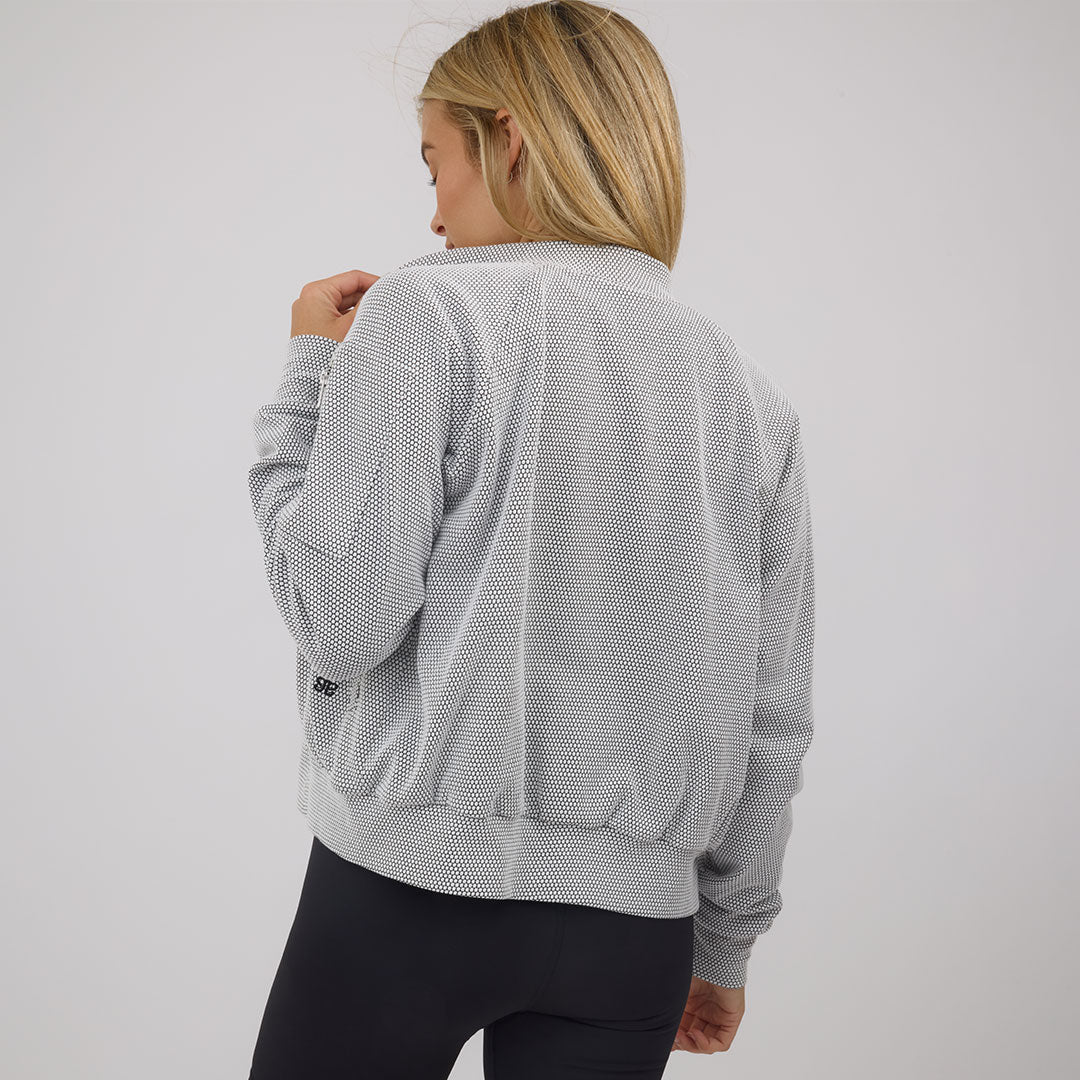 Honeycomb Bomber Jacket - Image 8