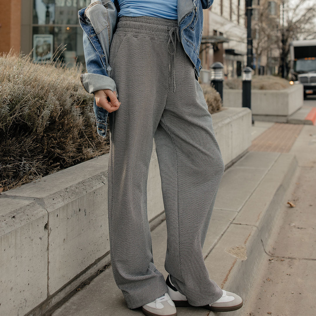 Honeycomb Trouser, Black - Image 2