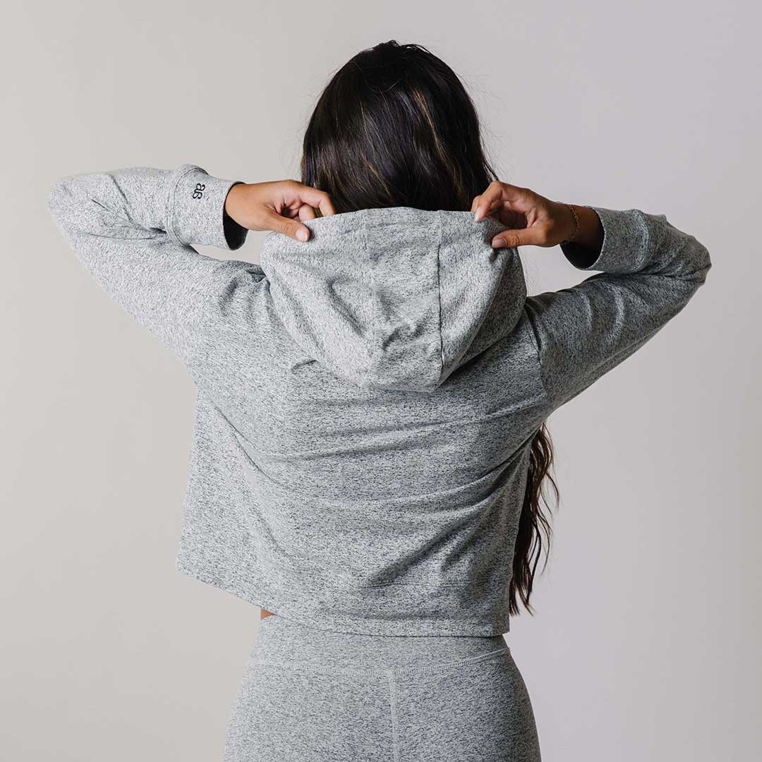 Intention Hoodie, Heather Grey - Image 10