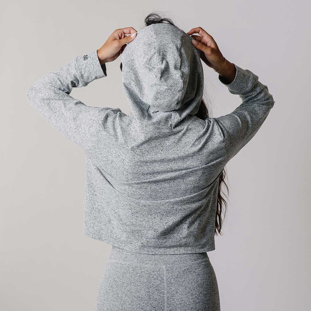 Intention Hoodie, Heather Grey - Image 11