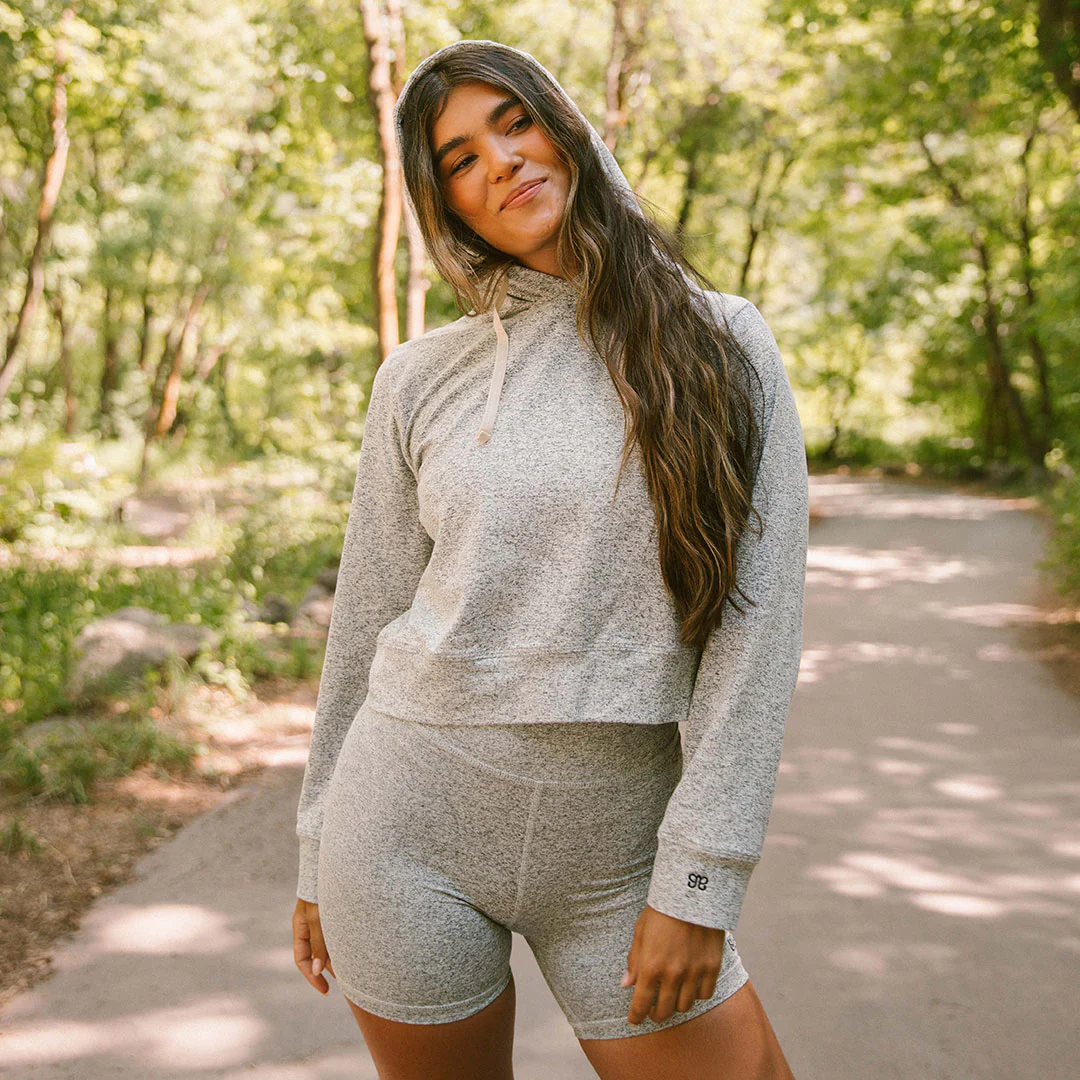 Intention Hoodie, Heather Grey - Image 4