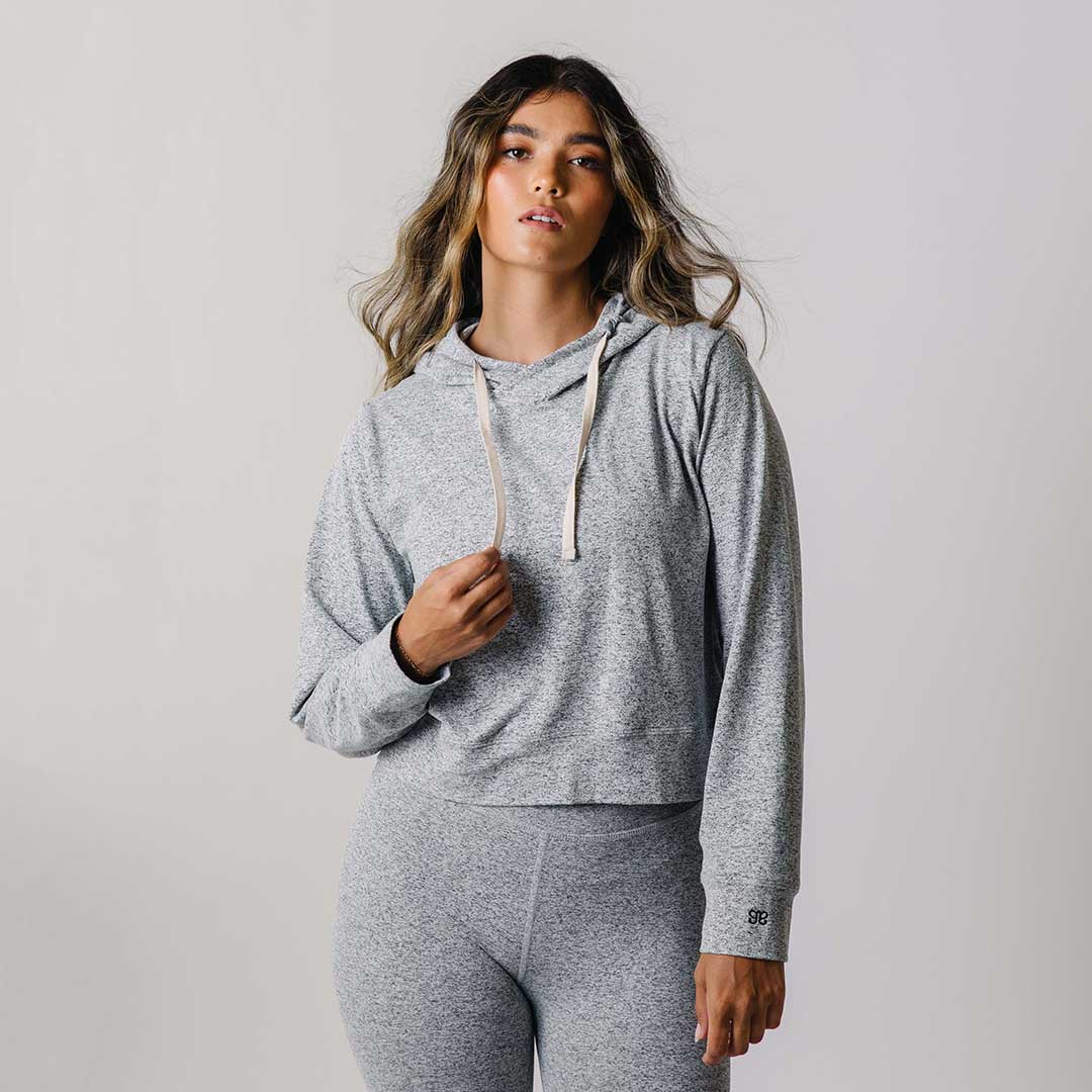 Intention Hoodie, Heather Grey - Image 7
