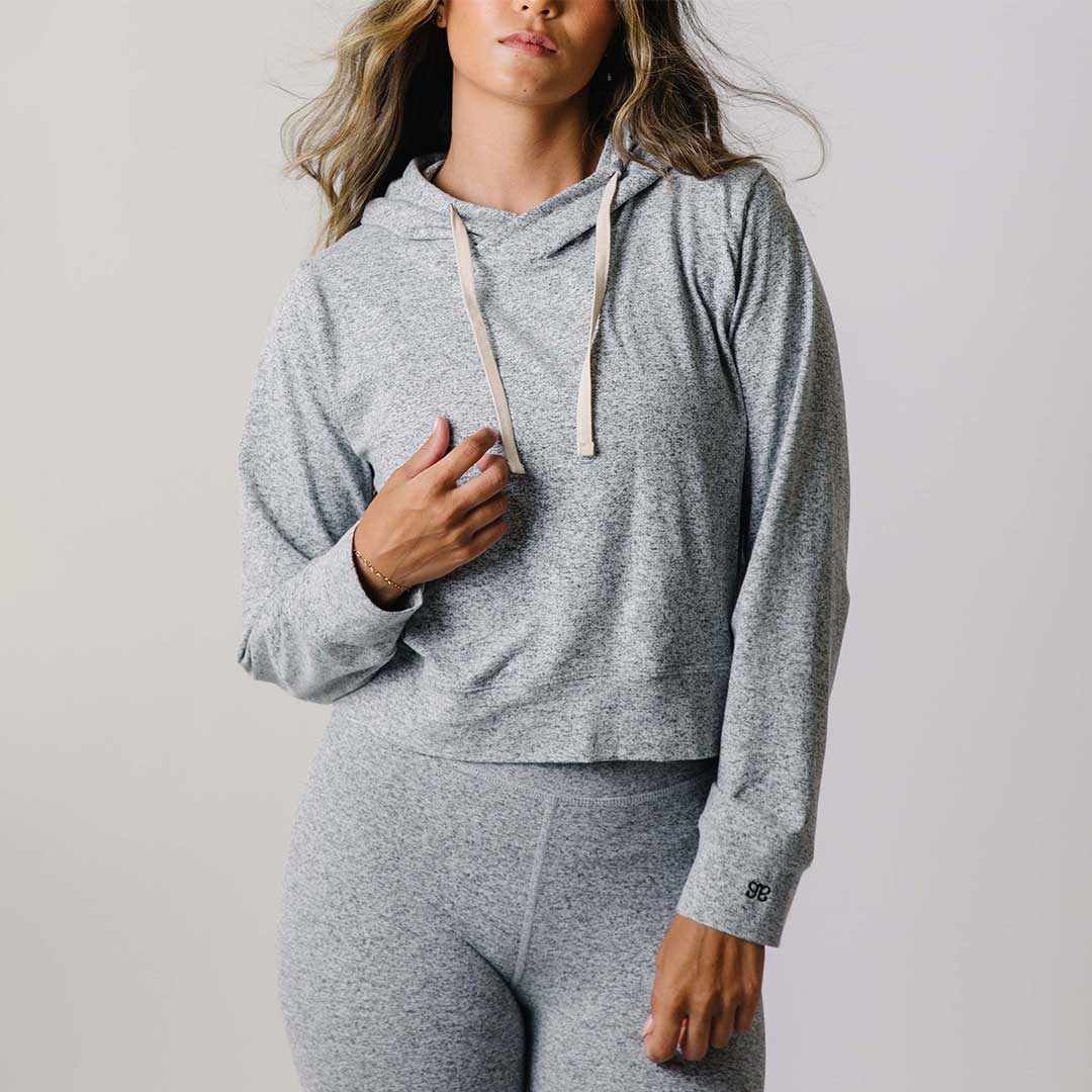 Intention Hoodie, Heather Grey - Image 8