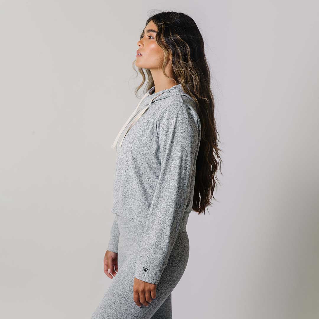 Intention Hoodie, Heather Grey - Image 9