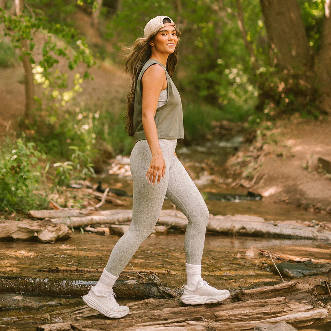 Intention Leggings 7/8, Heather Grey - Image 11