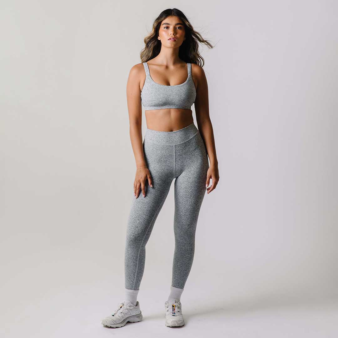 Intention Leggings 7/8, Heather Grey - Image 4