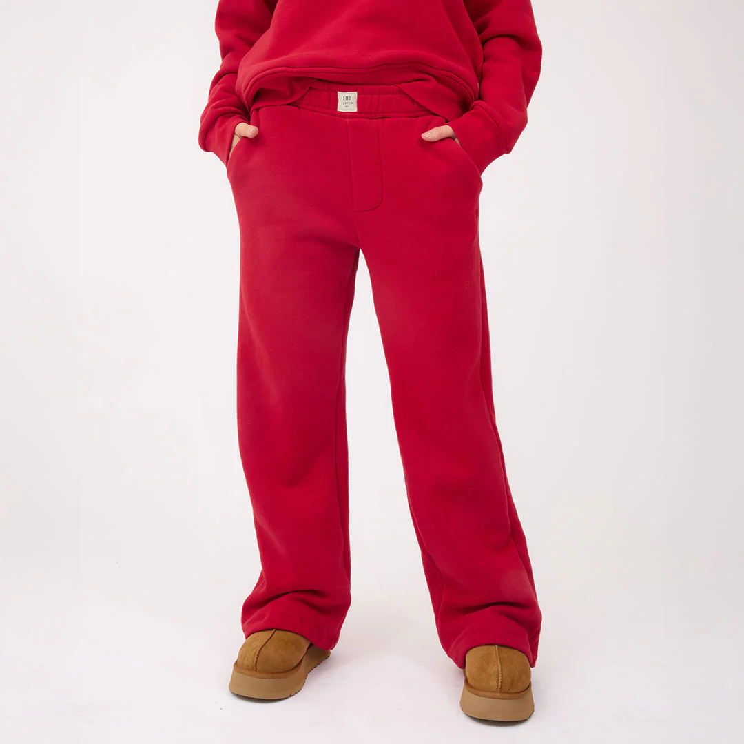 Jab Terry Pants, Red - Image 3