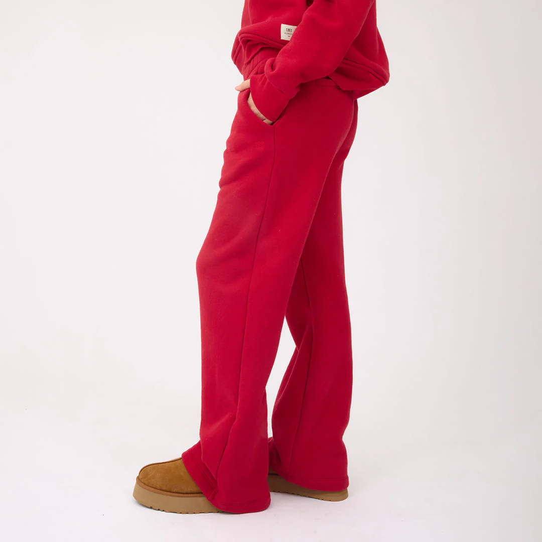 Jab Terry Pants, Red - Image 4