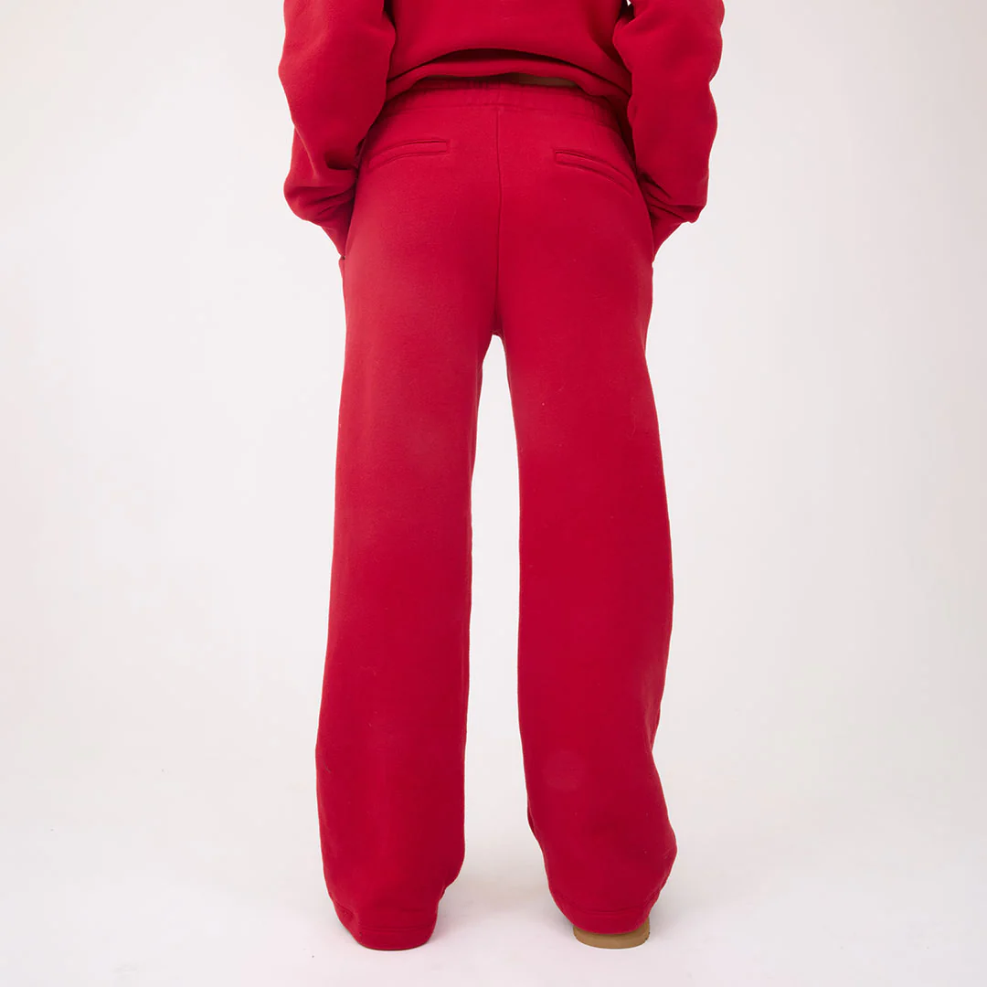 Jab Terry Pants, Red - Image 5