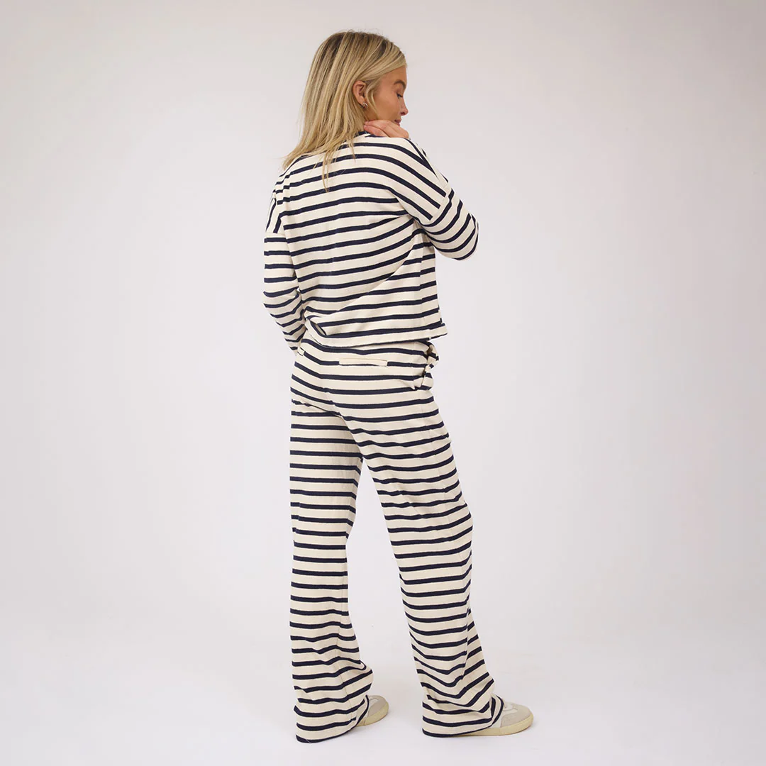 Jab Trouser, Navy Stripe - Image 10
