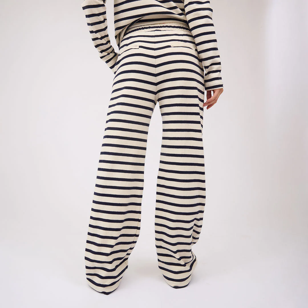 Jab Trouser, Navy Stripe - Image 5