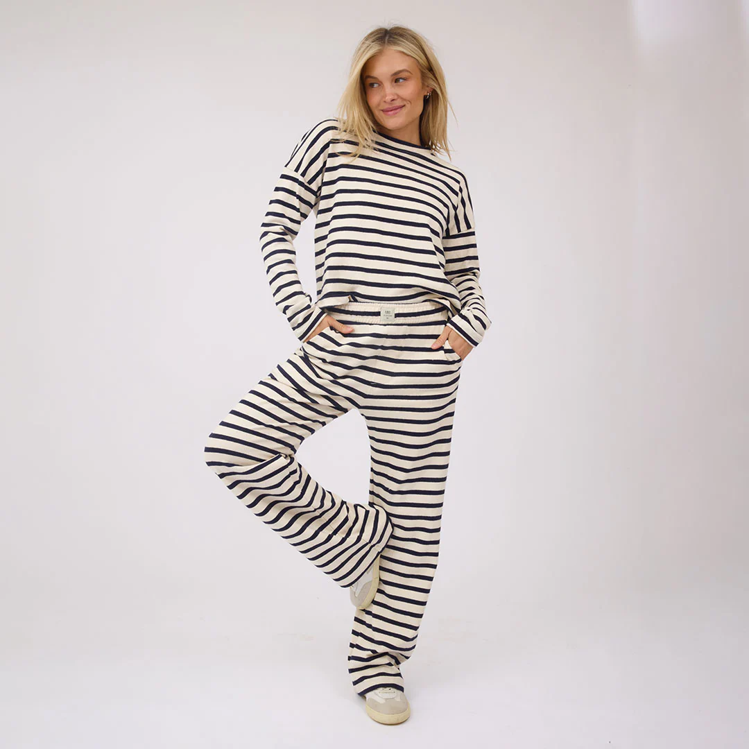 Jab Trouser, Navy Stripe - Image 9