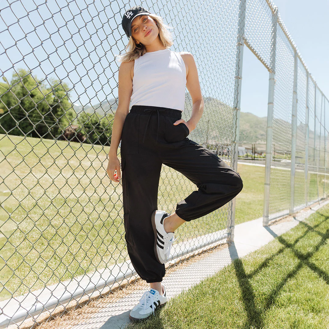 Jetsetter Cargo Joggers, Black - Image 10