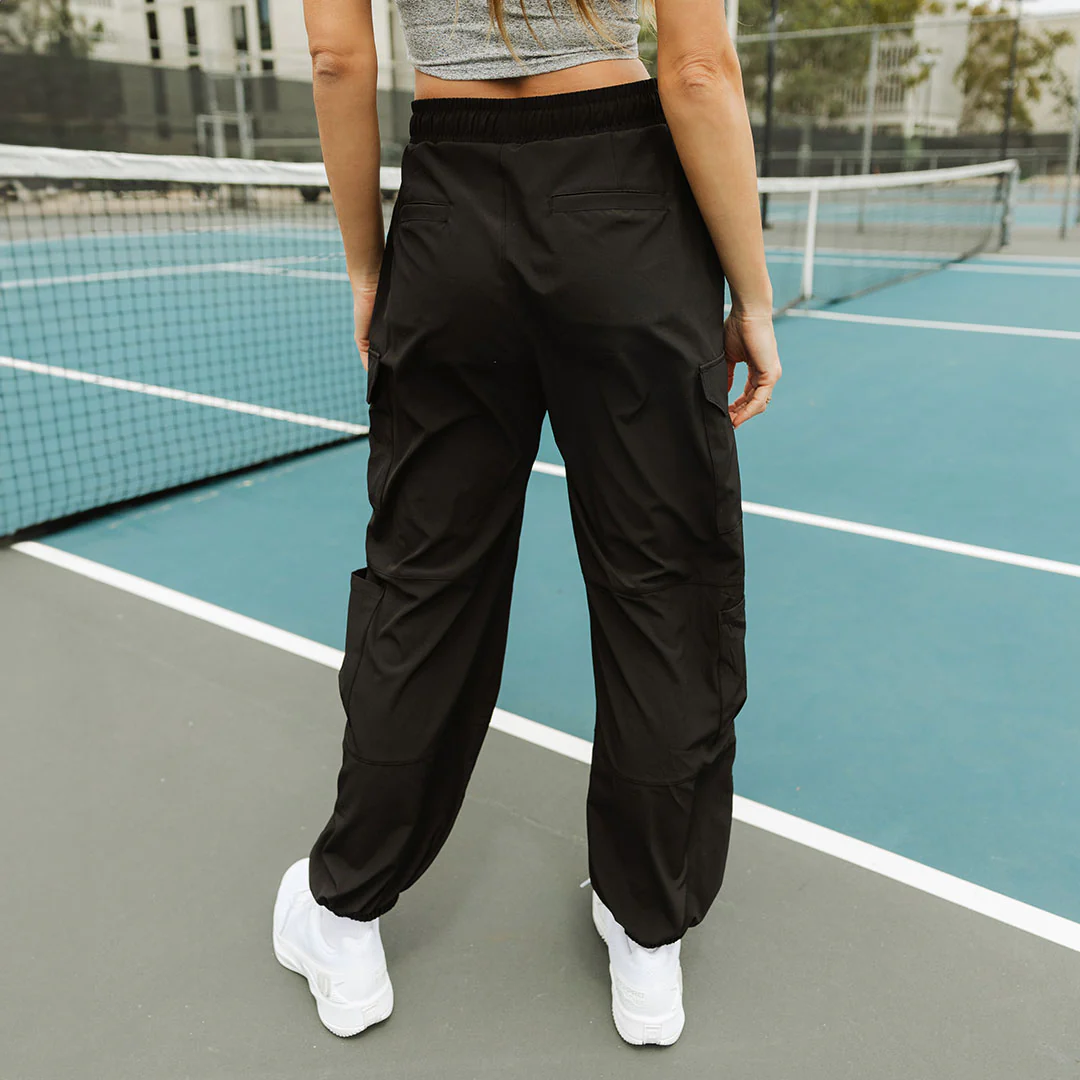 Jetsetter Cargo Joggers, Black - Image 3