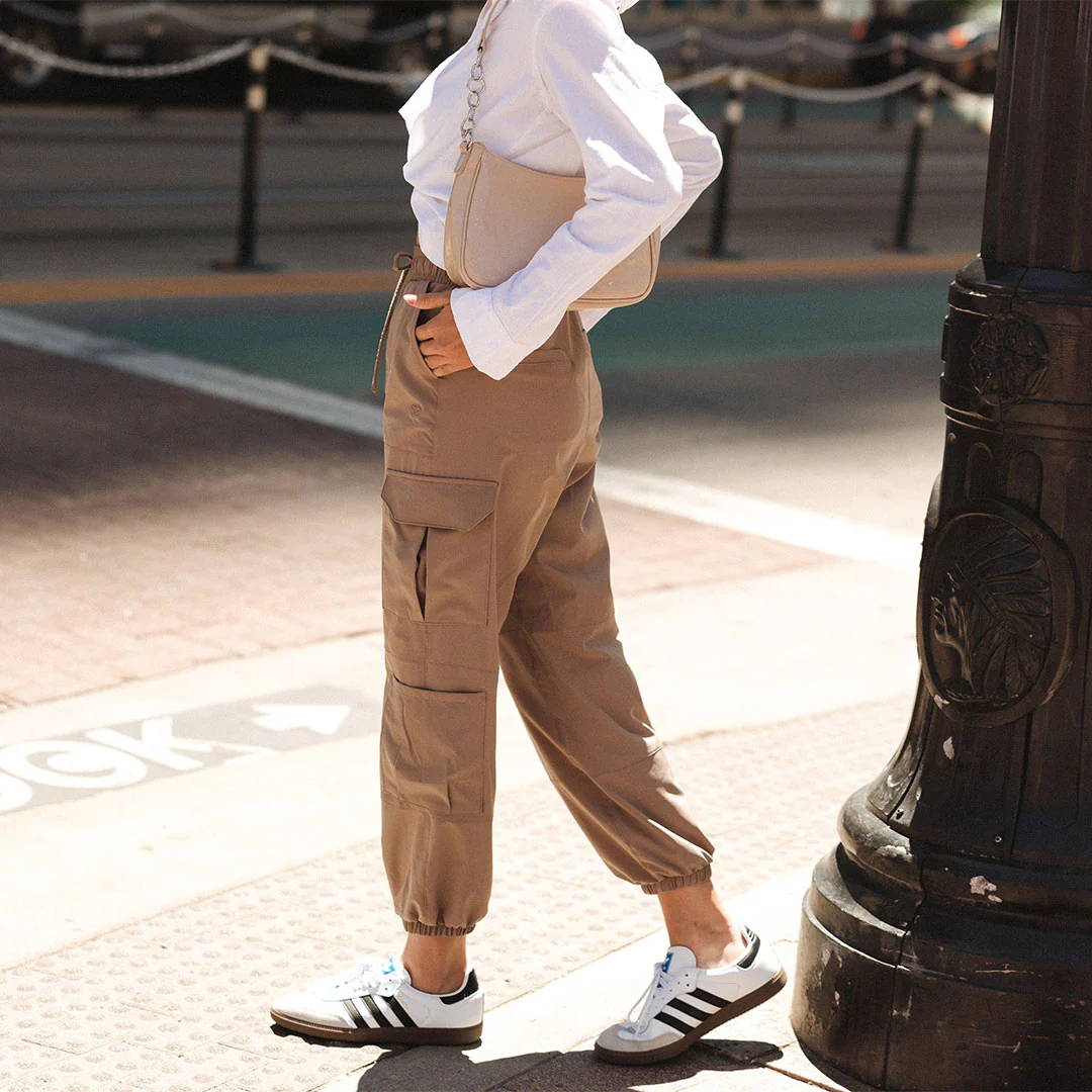 Jetsetter Cargo Joggers, Chestnut - Image 3