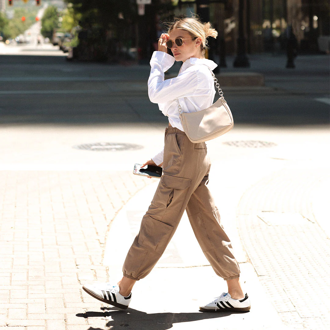 Jetsetter Cargo Joggers, Chestnut - Image 4