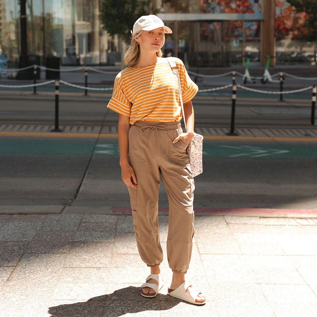 Jetsetter Cargo Joggers, Chestnut - Image 7