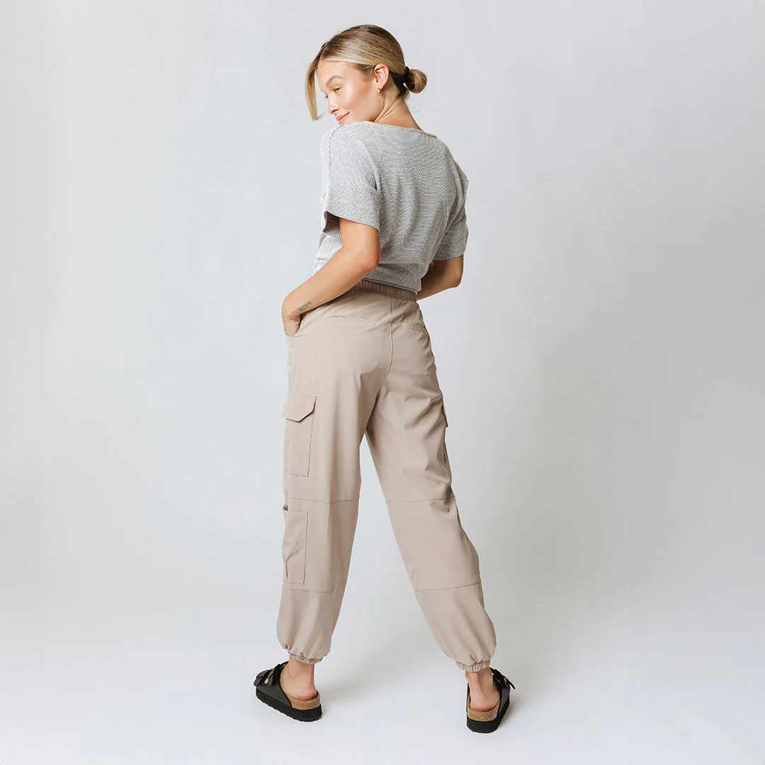 Jetsetter Cargo Joggers, Cobblestone - Image 10