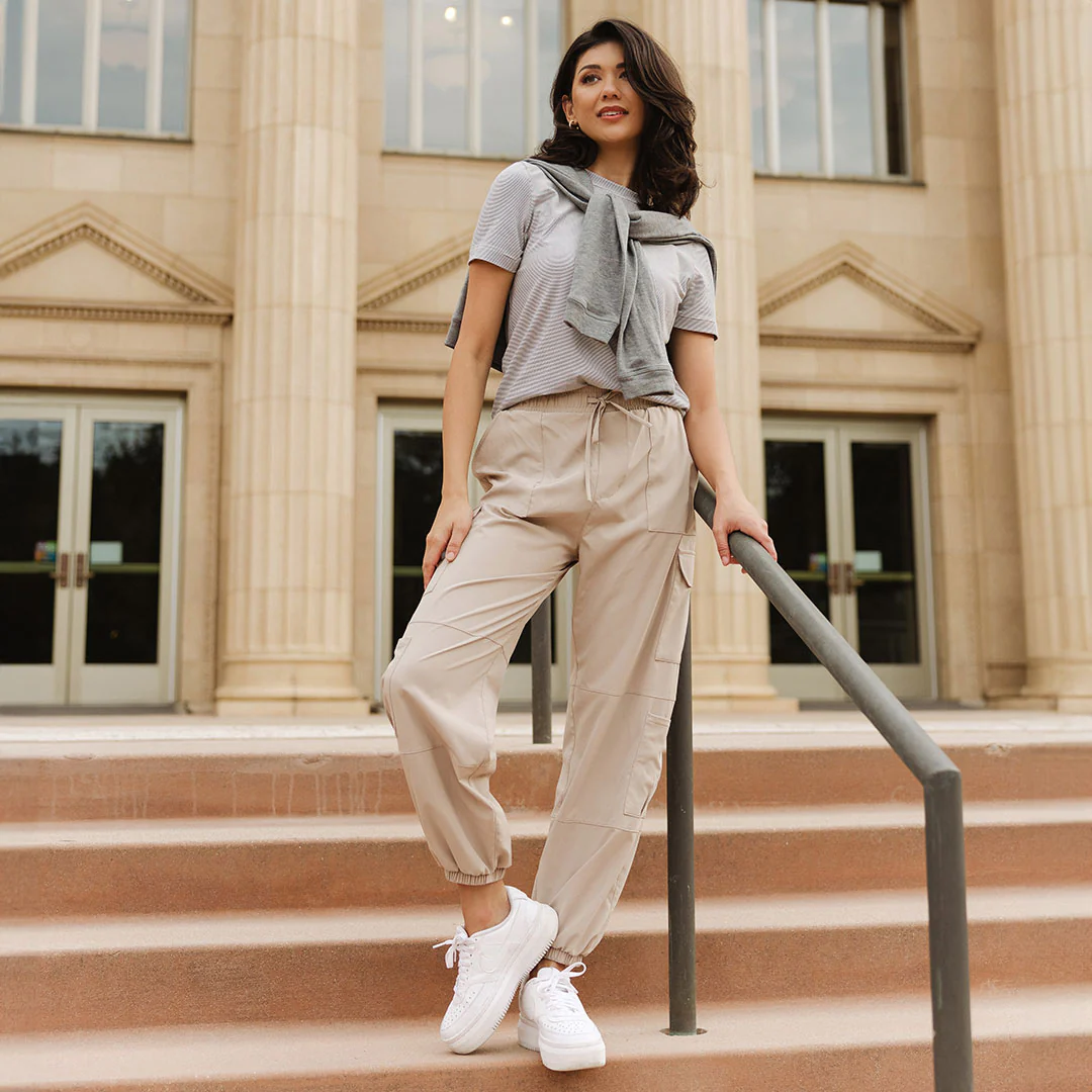 Jetsetter Cargo Joggers, Cobblestone - Image 13