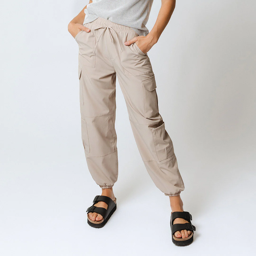 Jetsetter Cargo Joggers, Cobblestone - Image 6