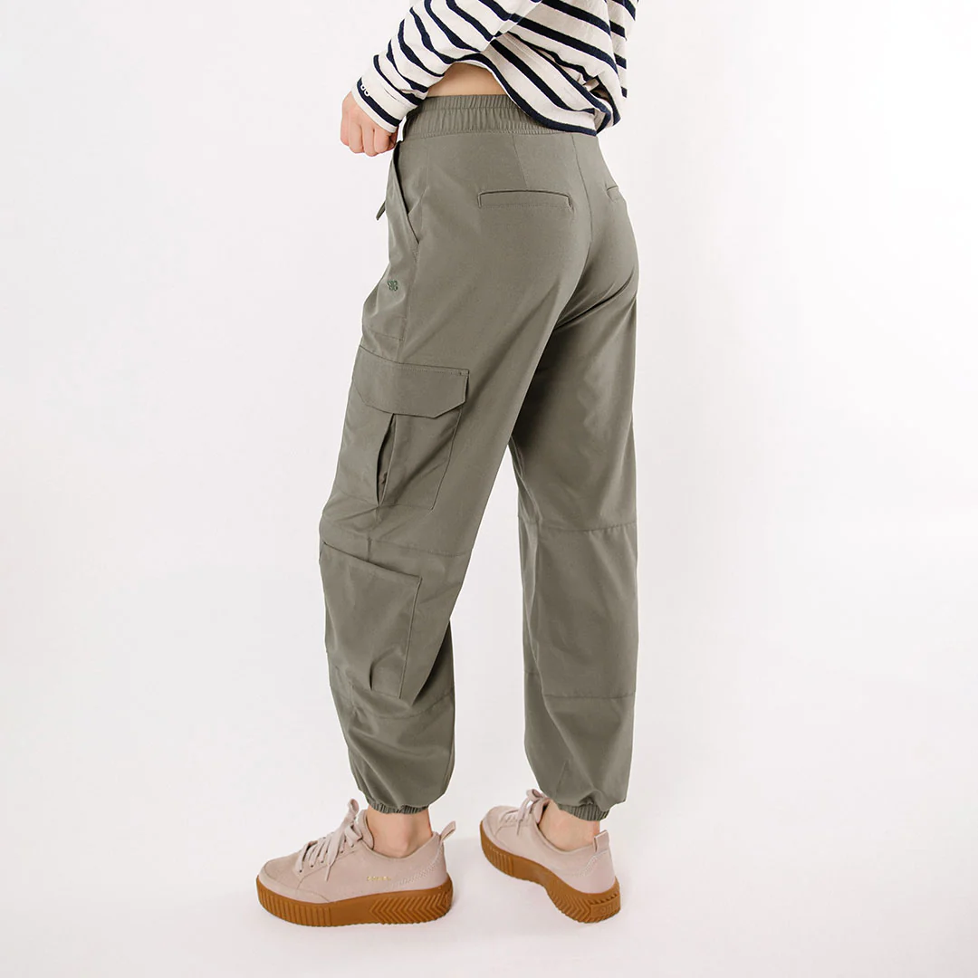 Jetsetter Cargo Joggers, Olive - Image 4