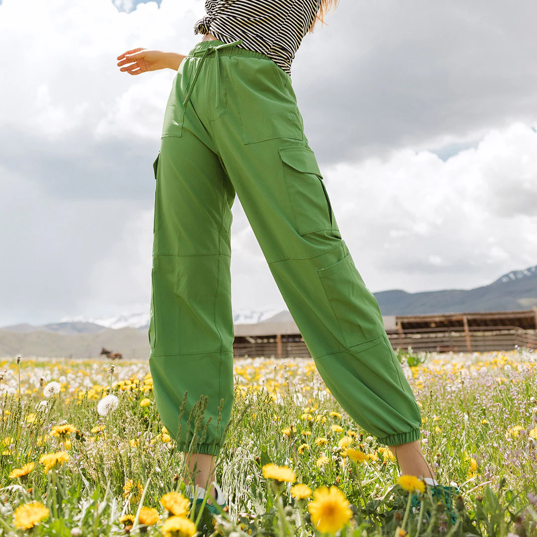 Jetsetter Cargo Joggers, Tennis Green - Image 5