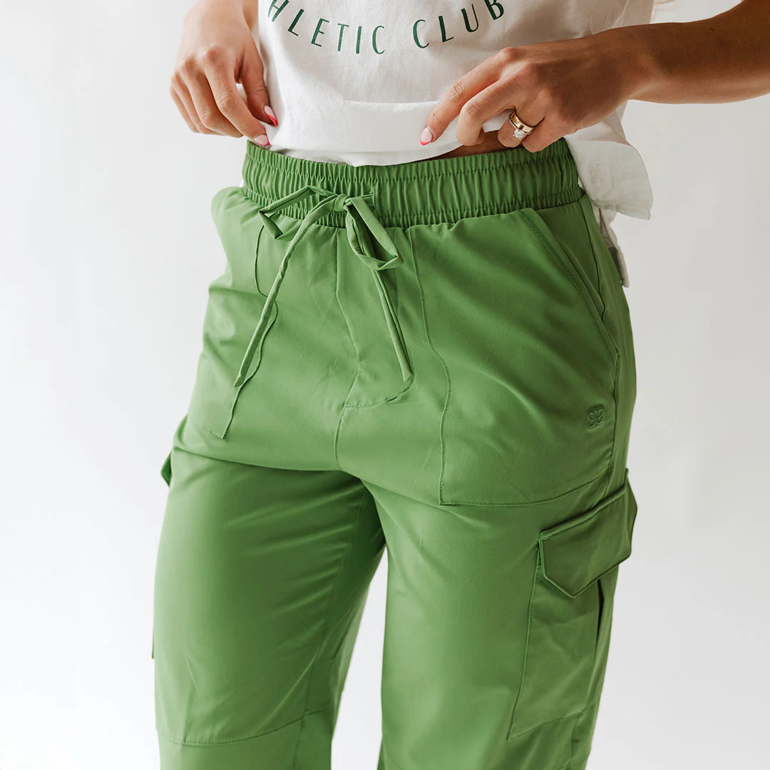 Jetsetter Cargo Joggers, Tennis Green - Image 7