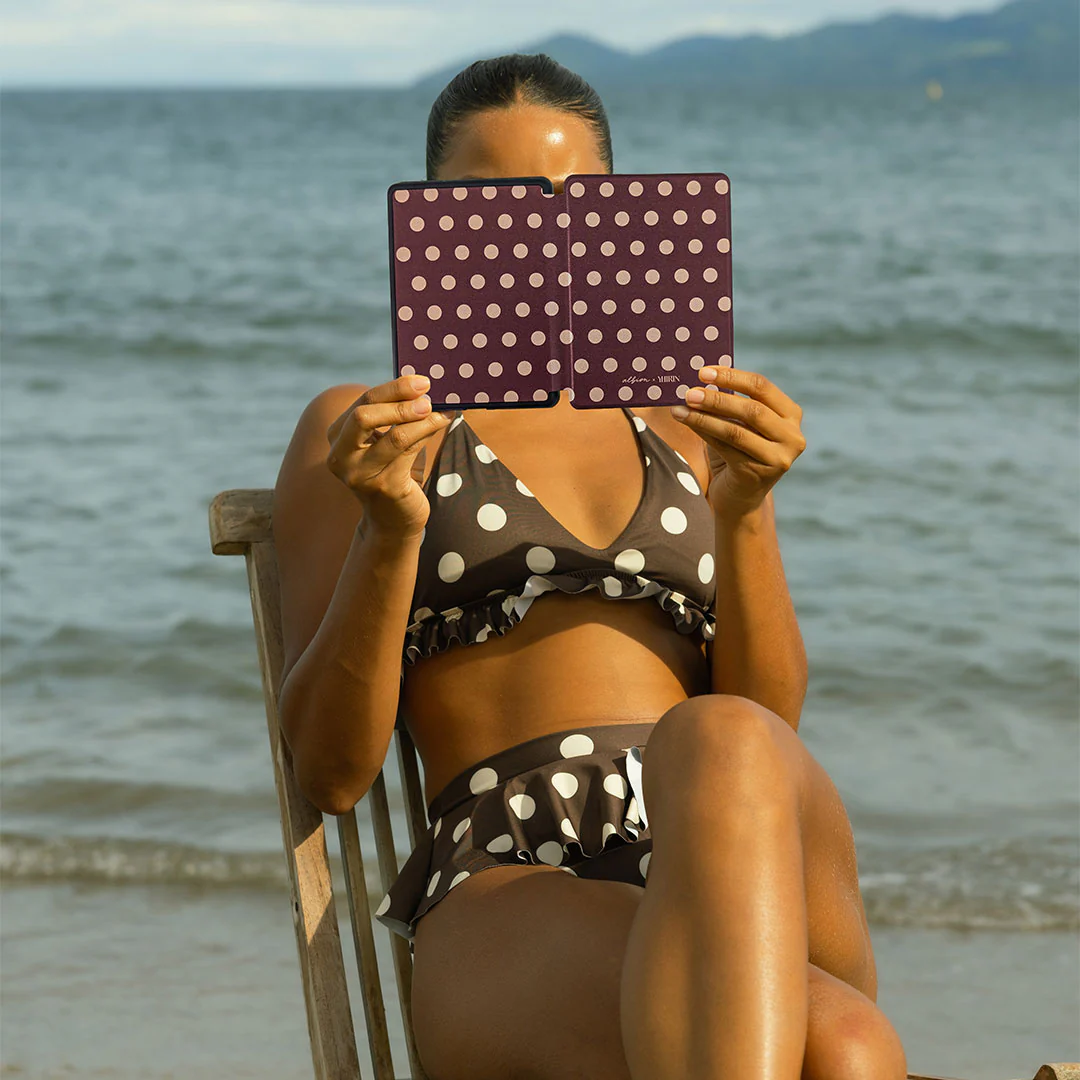Kindle Cover-Cream Cocoa Dot - Image 3